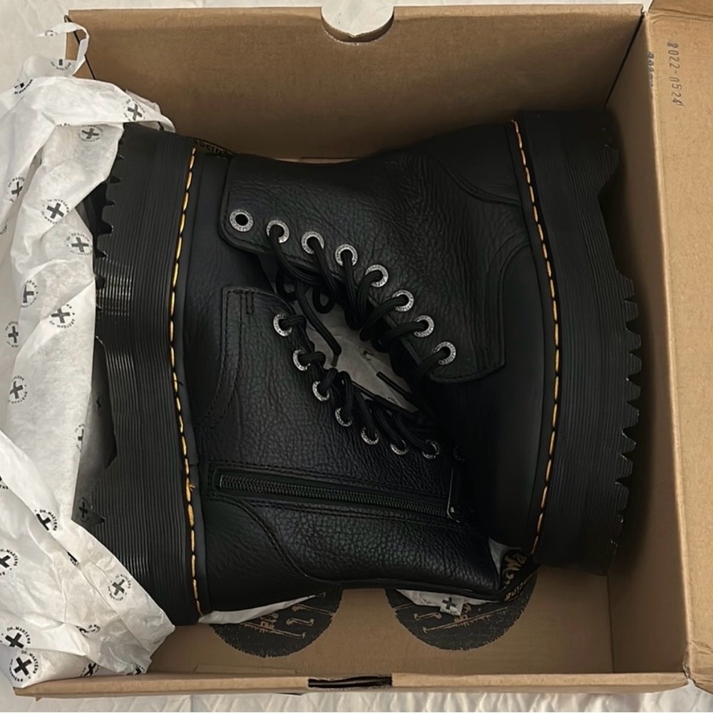 Dr. Martens Black Combat Boots